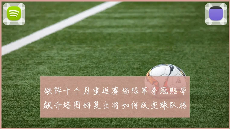 缺阵十个月重返赛场绿军夺冠赔率飙升塔图姆复出将如何改变球队格局